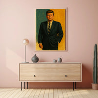 Mid-20th Century John F Kennedy Classic Portrait Poster