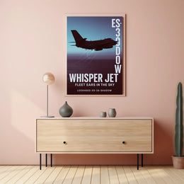 Whisper Jet Fleet Ears in the Sky Poster PosterGoat