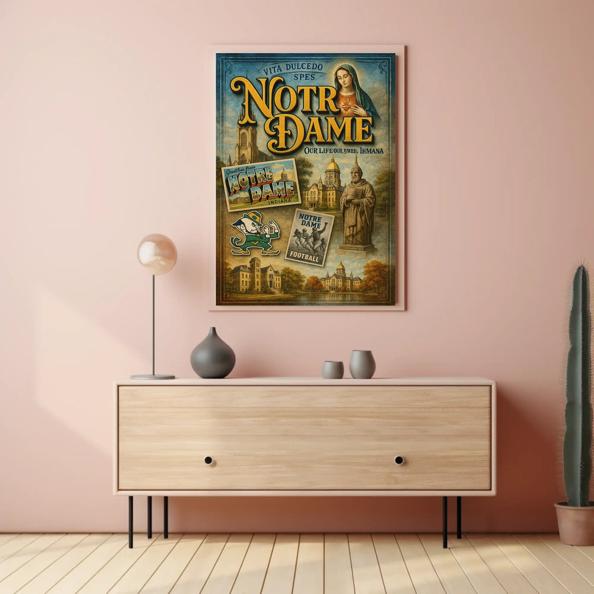 Notre Dame A Legacy Of Faith And Poster
