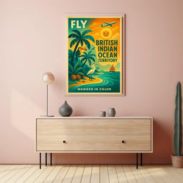 Wander in Color British Indian Ocean Territory Travel Poster PosterGoat