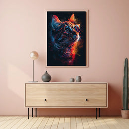 Cool Cat Vibes Poster