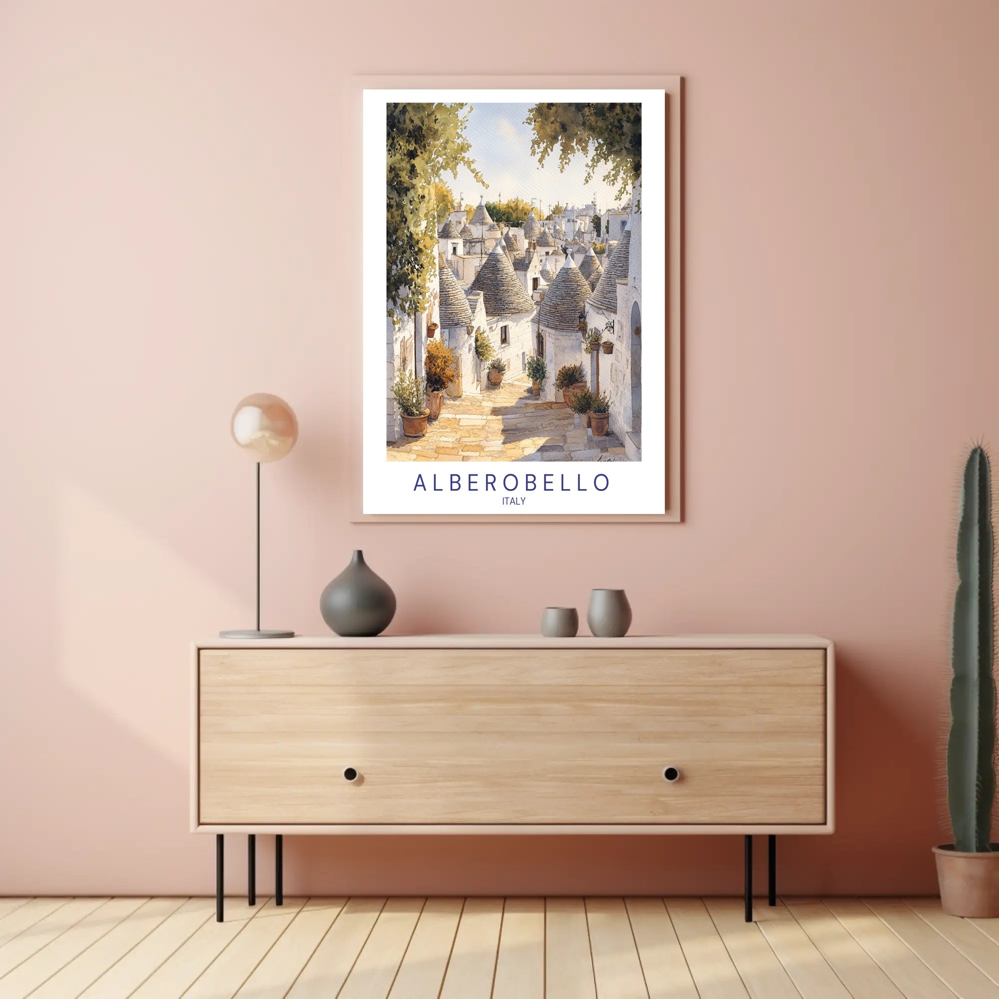 Alberobello Charm Poster PosterGoat