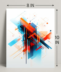 Geometric Abstraction Abstract Poster PosterGoat
