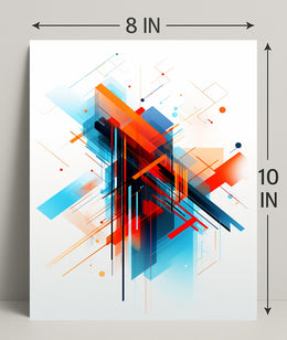 Geometric Abstraction Abstract Poster PosterGoat