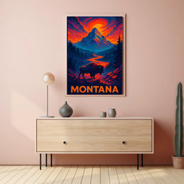 Majestic Montana Poster