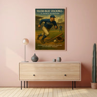 Toledo Blue Stockings A Legacy In Poster