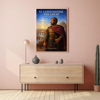 St. Constantine the Great Emperor of Change Poster PosterGoat