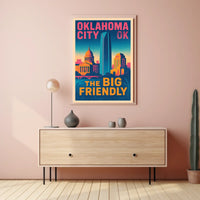 Oklahoma City The Big Friendly Poster