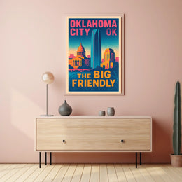 Oklahoma City The Big Friendly Poster