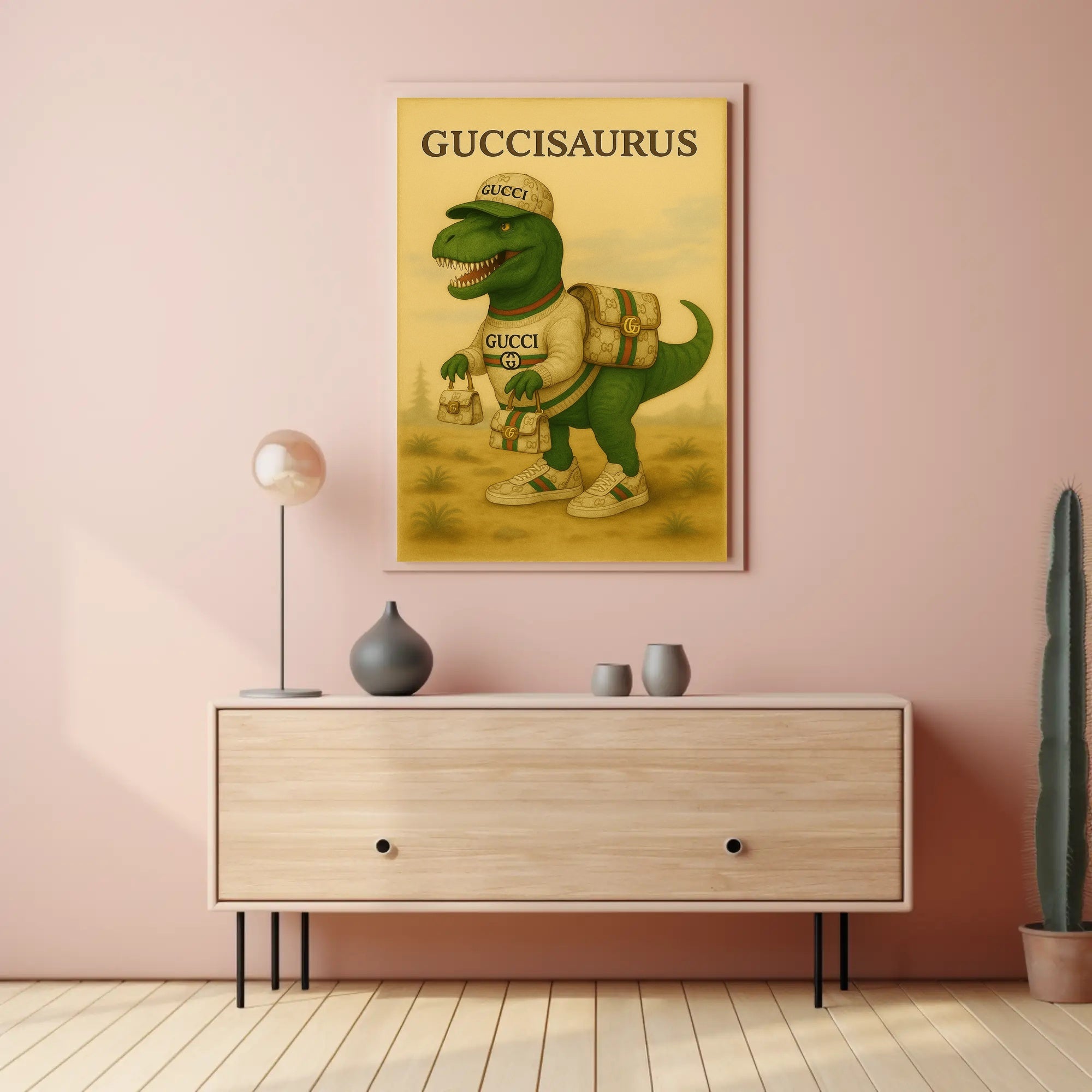 Guccisaurus Poster PosterGoat