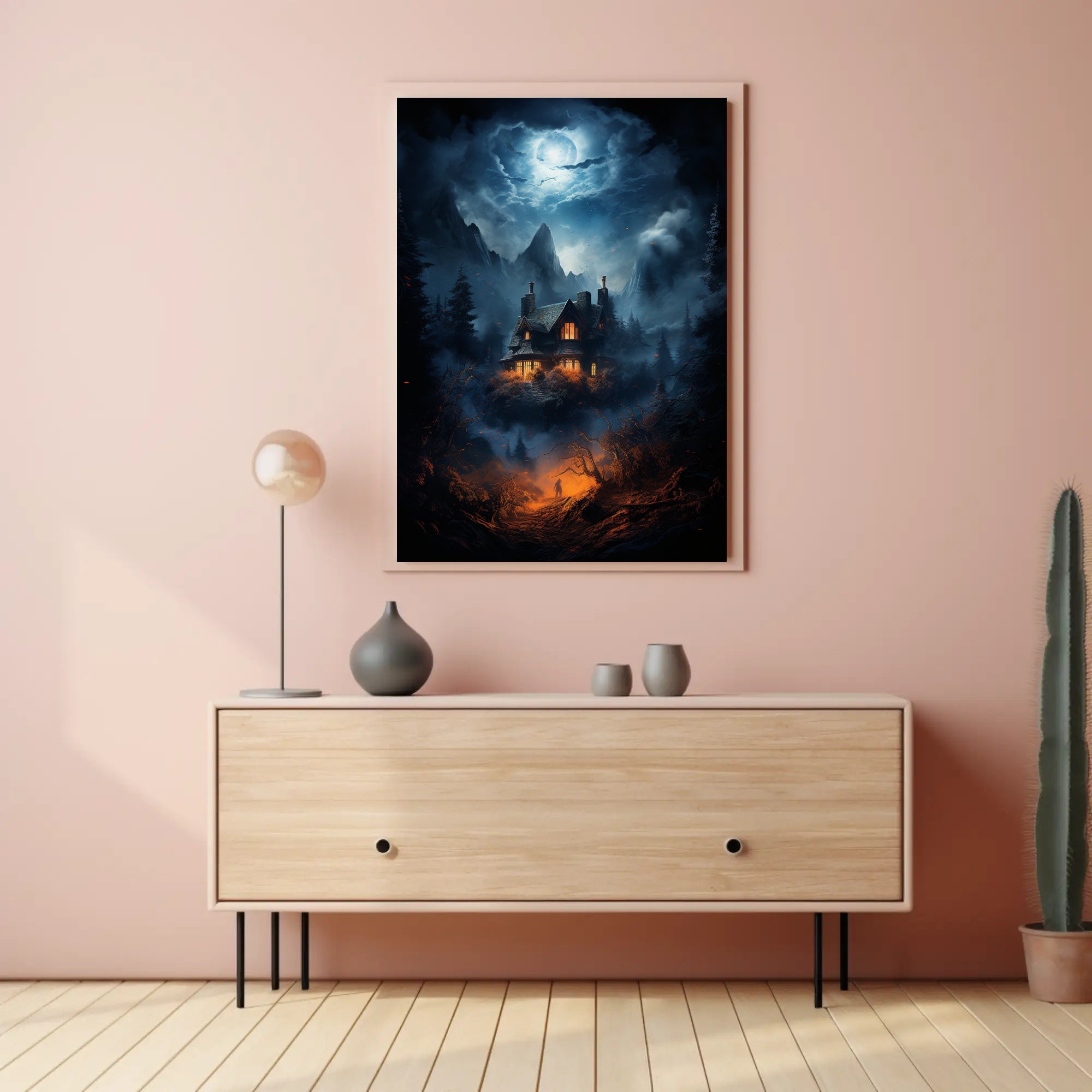 The Enchanted House In The Woods Poster