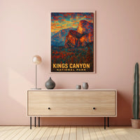 Kings Canyon National Park Scenic Wanderlust Poster