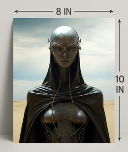 Futuristic Sentinel Poster