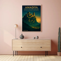 Amadiya Home to the Three Wise Men Poster