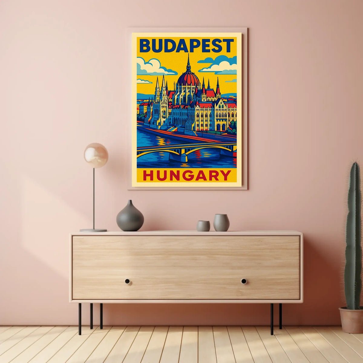 Budapest A Vibrant Tribute Poster