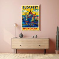 Budapest A Vibrant Tribute Poster