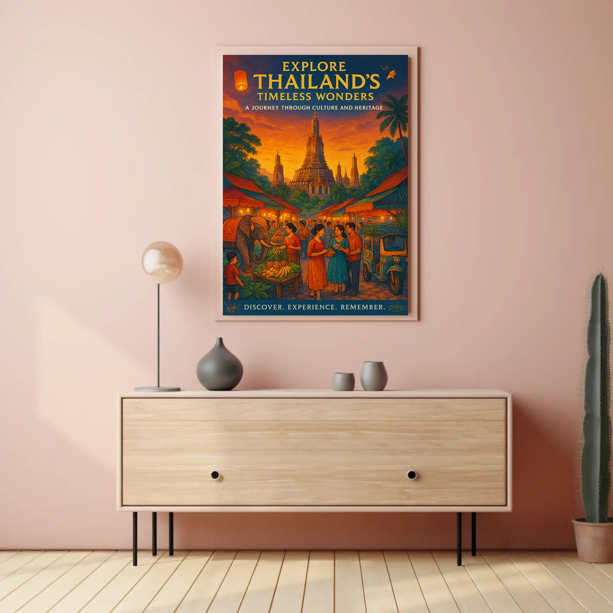 Explore Thailands Timeless Wonders Poster