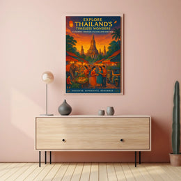 Explore Thailands Timeless Wonders Poster