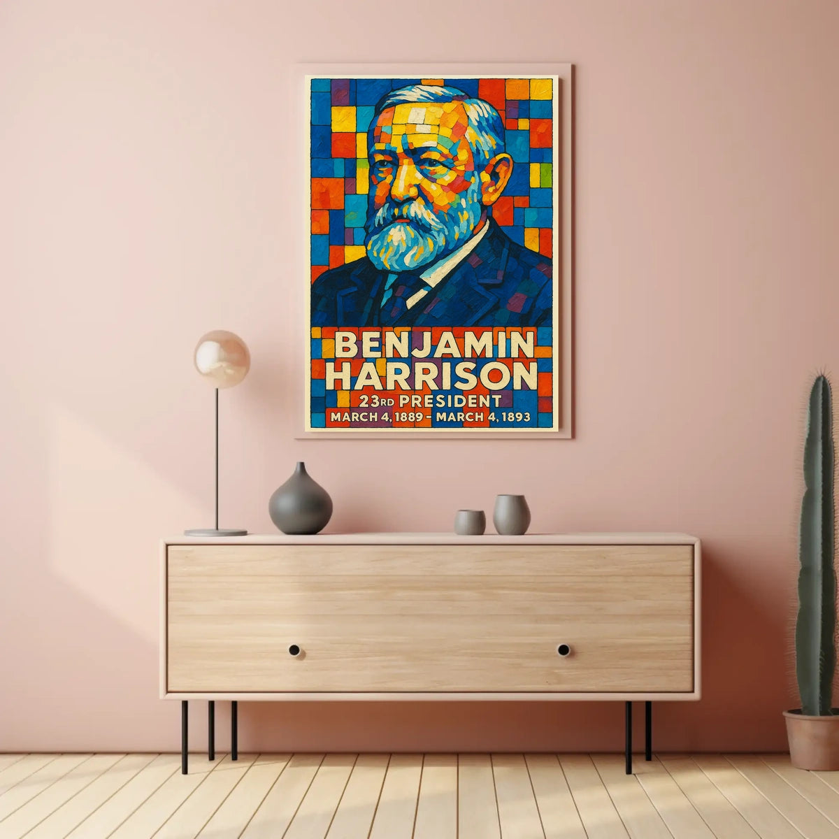 Benjamin Harrison 23rd President Poster