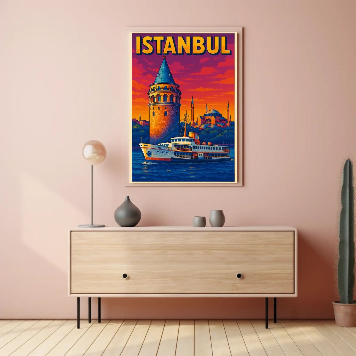Istanbul A City of Timeless Beauty Poster