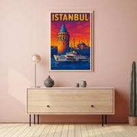 Istanbul A City of Timeless Beauty Poster