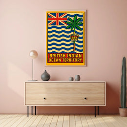 British Indian Ocean Territory Flag Poster