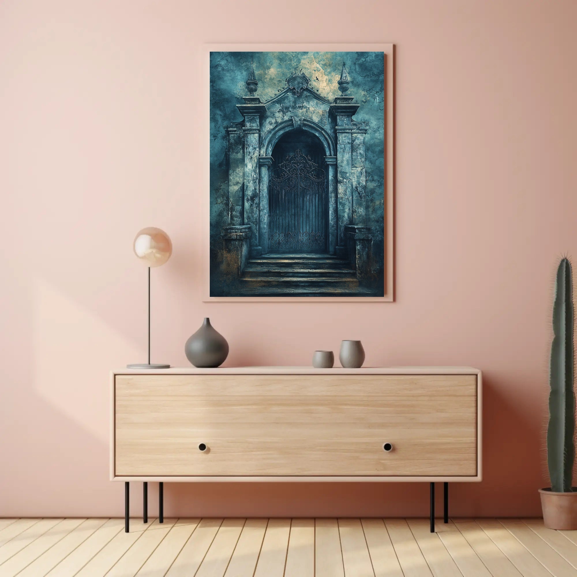 Mysterious Gothic Gate Poster