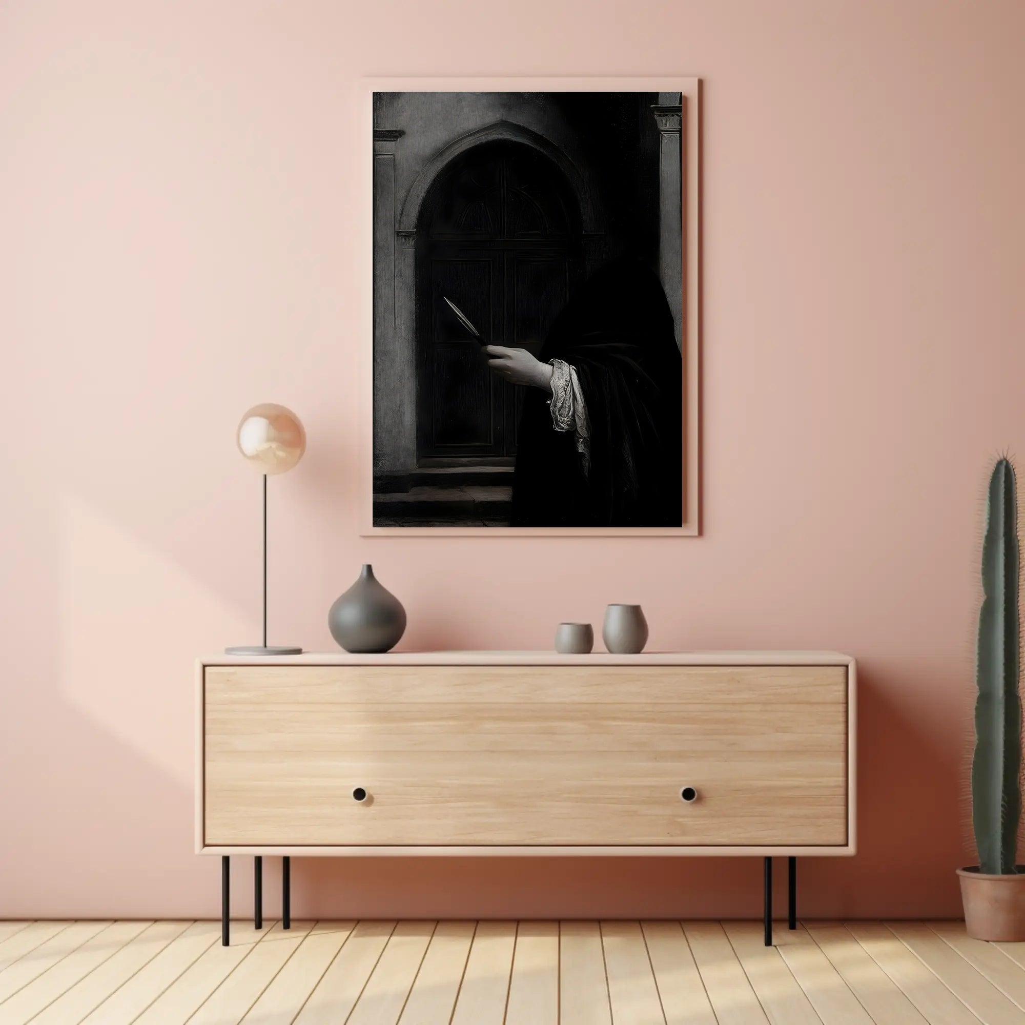 Cloaked Figure Gothic Suspense Fantasy or Mythology Poster PosterGoat