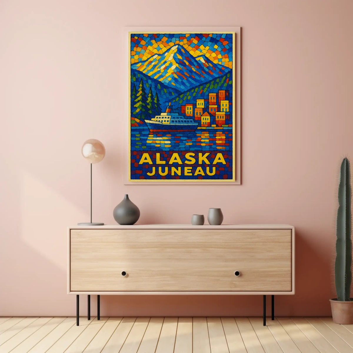 Alaska Juneau Travel Poster
