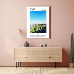 Tripoli Lebanon Urban Landscape Travel Poster PosterGoat