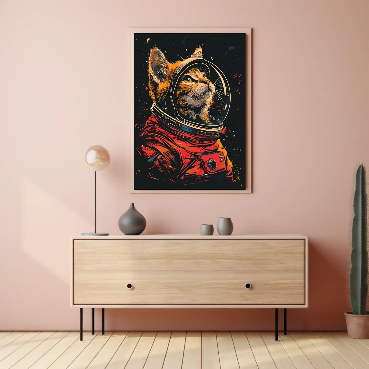 Cosmic Cat Explorer Poster
