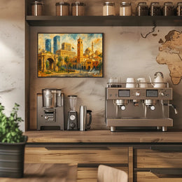 Libya Heritage Modernity Scenic Travel Photography Poster