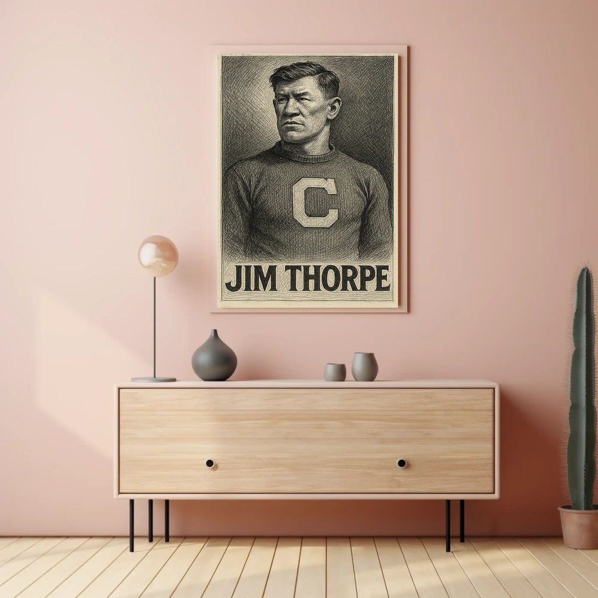 Jim Thorpe Portrait Poster