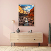 Majestic Canyon Landscape Poster
