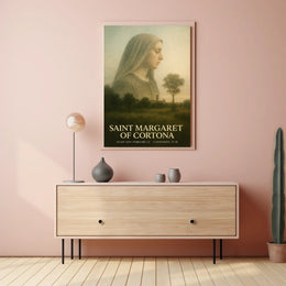 Saint Margaret Of Cortona Poster