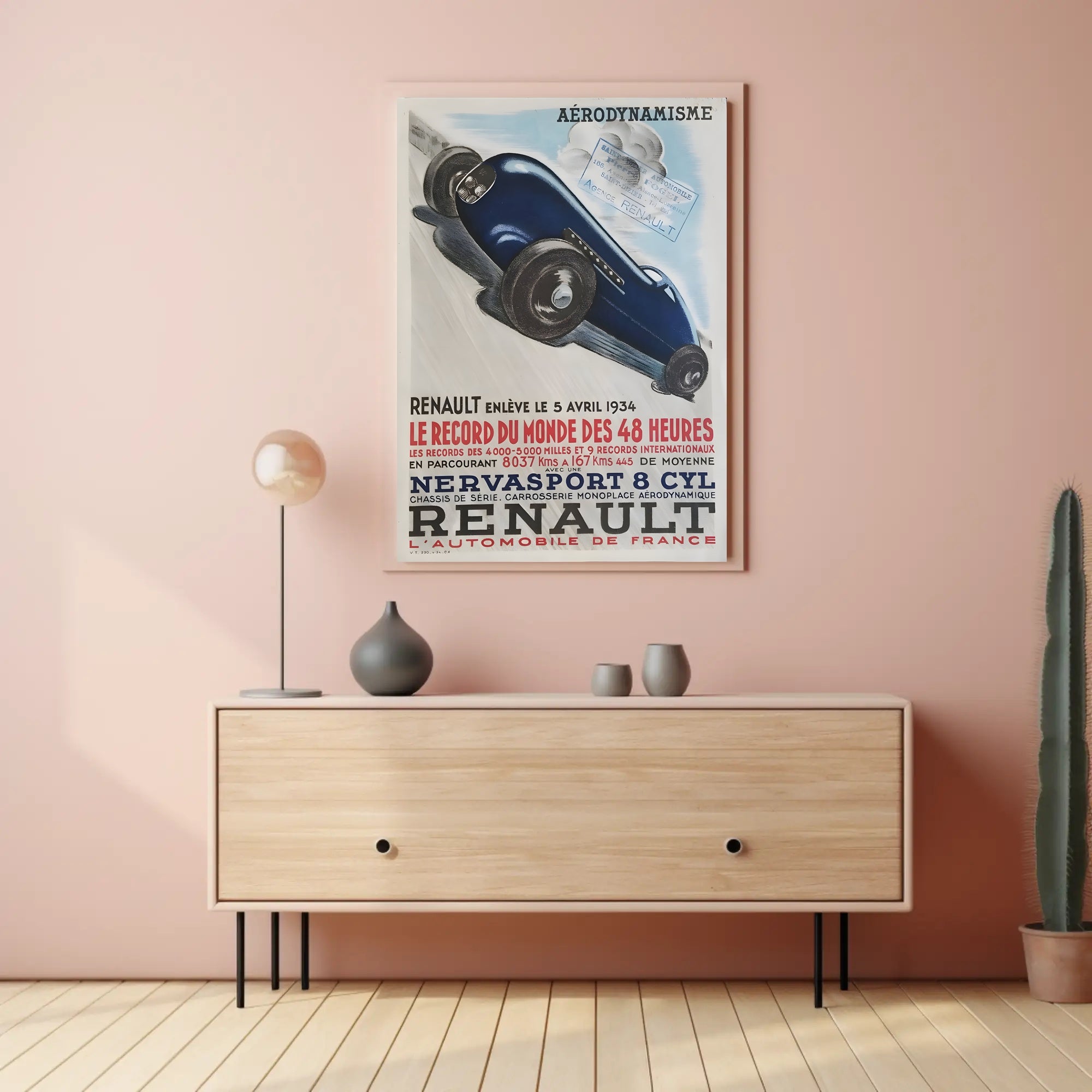 Renault NervaSport World Record Achievement Poster