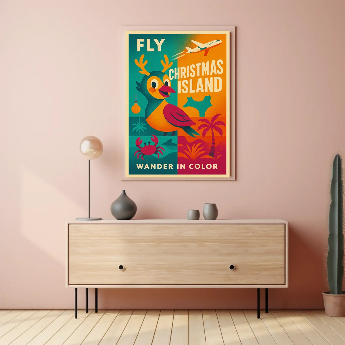 Fly to Christmas Island Poster