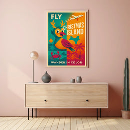 Fly to Christmas Island Poster