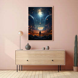 Journey To The Cosmic Abyss Poster