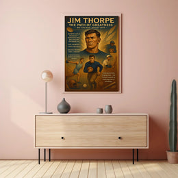 The Path of Greatness: Jim Thorpe Poster