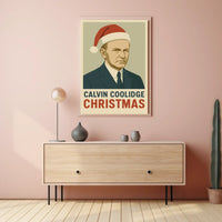Calvin Coolidge Christmas Poster