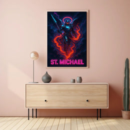 St. Michael The Celestial Warrior Poster