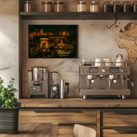 Budapest at Night Poster