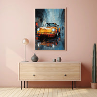 Urban Elegance Classic Car Art Poster PosterGoat