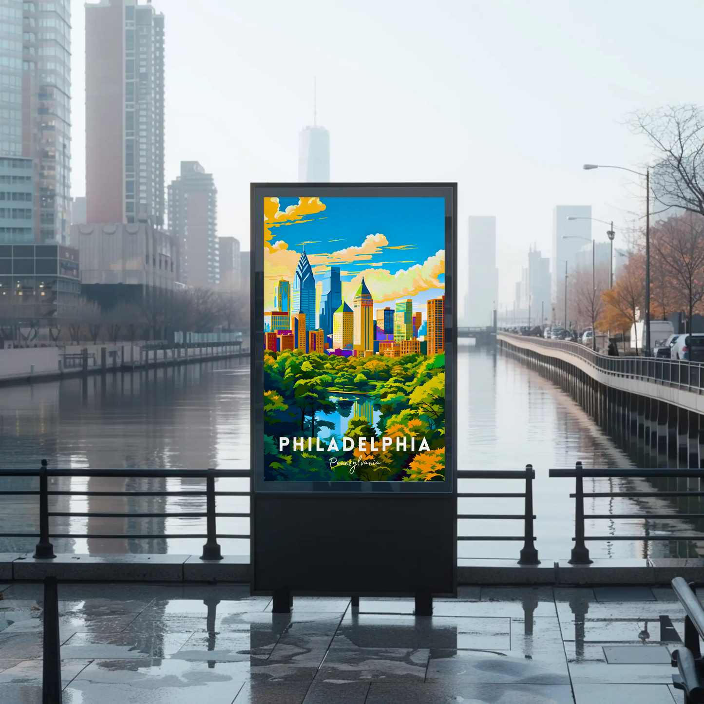 Philadelphia Travel Poster