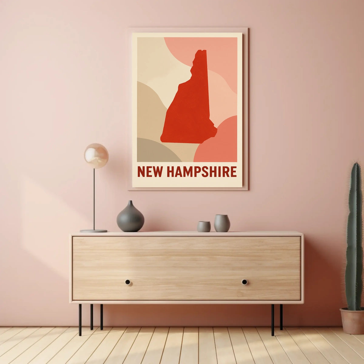 New Hampshire A Modern Tribute Poster