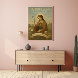 St. Germaine Cousin A Beacon of Humility Poster