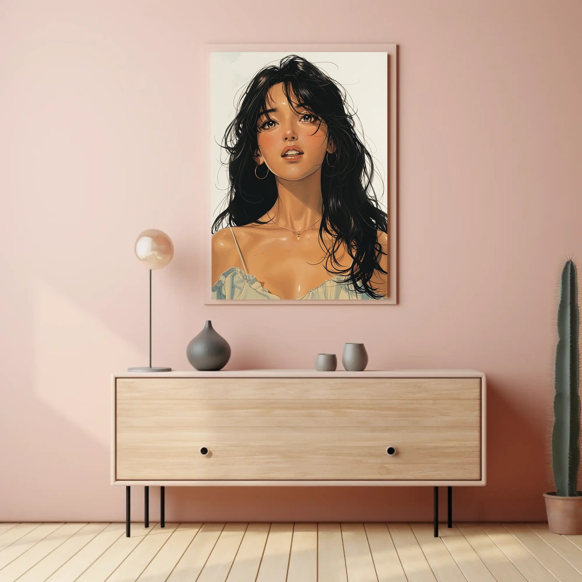 Enigmatic Portrait Poster