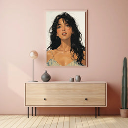 Enigmatic Portrait Poster