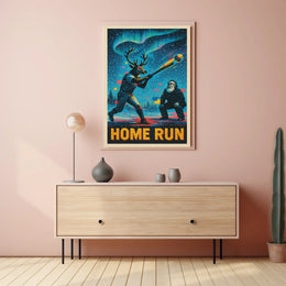 HOME RUN Fantasy Baseball Poster
